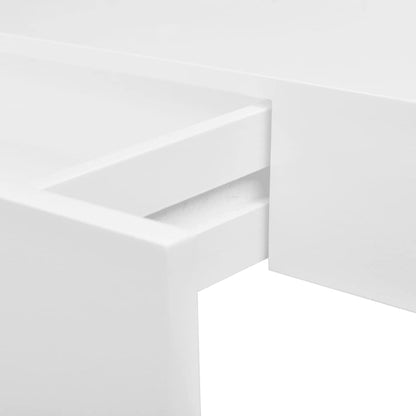 vidaXL Wall Mounted Shelf | Set of 2 | White | MDF with a matte finish
