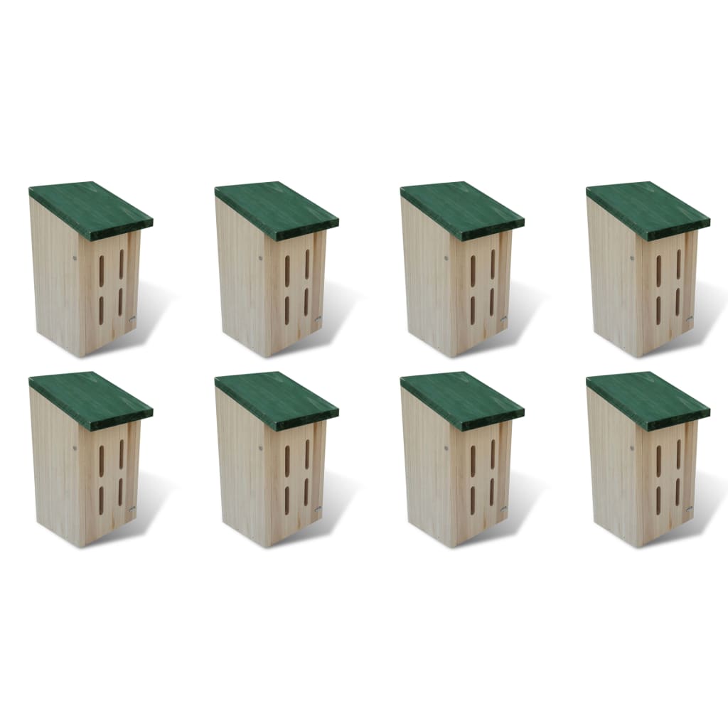 vidaXL Butterfly House | Natural wood | Solid wood | 14x15x22 cm