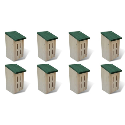 vidaXL Butterfly House | Natural wood | Solid wood | 14x15x22 cm
