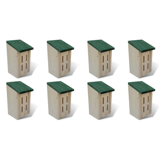 vidaXL Butterfly House | Natural wood | Solid wood | 14x15x22 cm