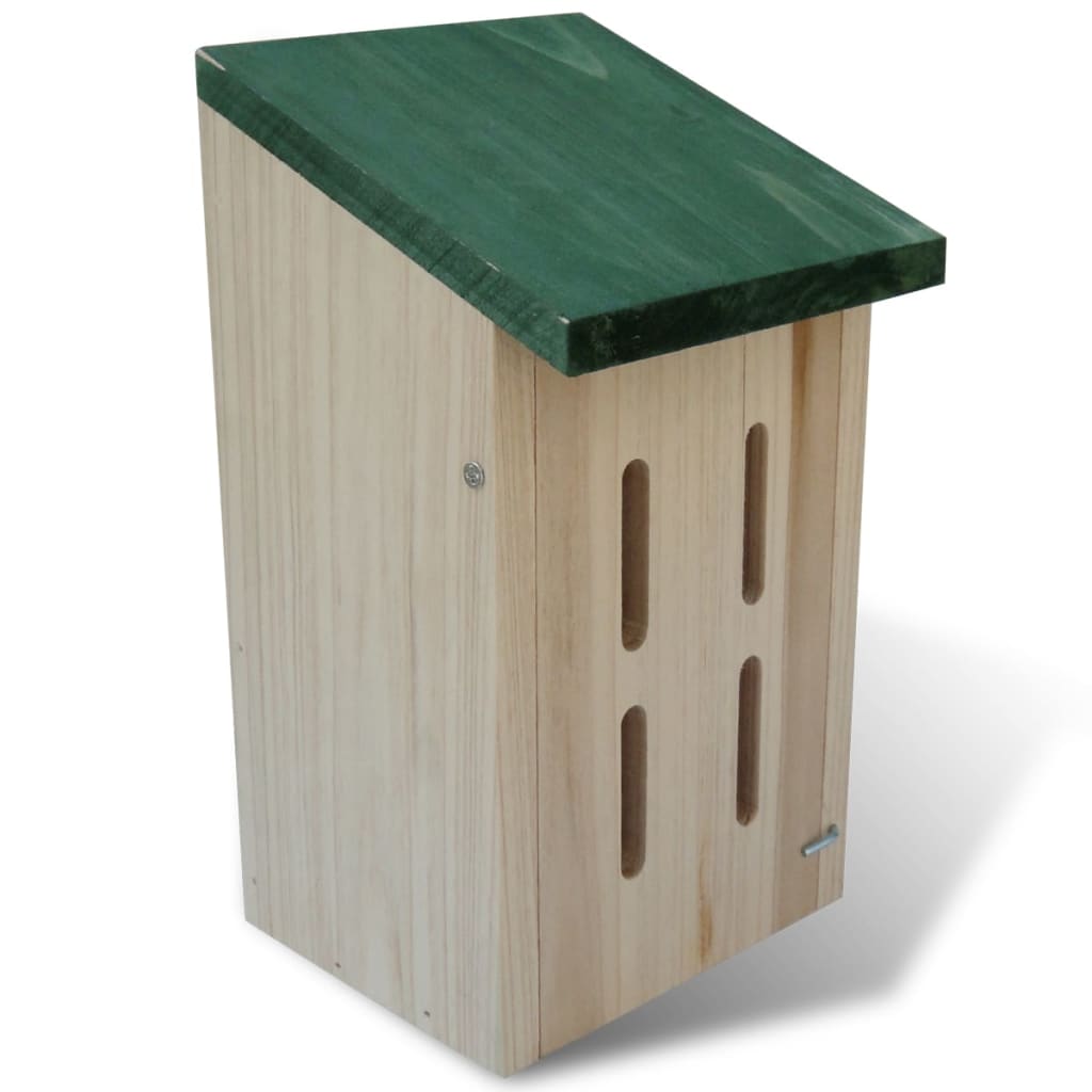 vidaXL Butterfly House | Natural wood | Solid wood | 14x15x22 cm