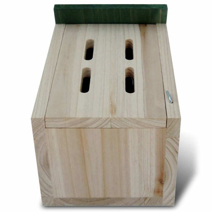 vidaXL Butterfly Houses 8 pcs Wood 14x15x22 cm