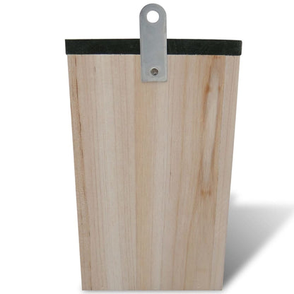 vidaXL Butterfly House | Natural wood | Solid wood | 14x15x22 cm