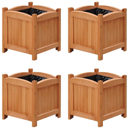 vidaXL Raised Beds 4 pcs 30x30x30 cm (2x41301)