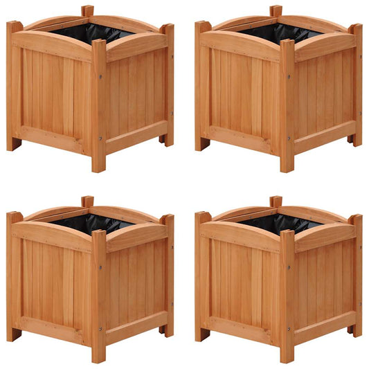 vidaXL Raised Beds 4 pcs 30x30x30 cm (2x41301)