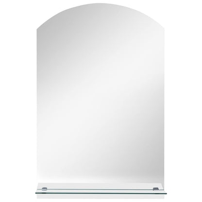 249429 vidaXL Wall Mirror with Shelf 20x40 cm Tempered Glass