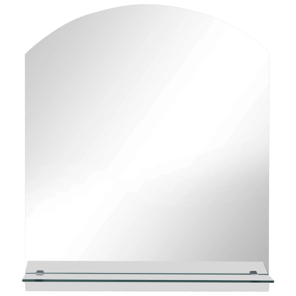 vidaXL Wall Mirror | Transparent | Toughened Glass | 30x50 cm | Minimalistic