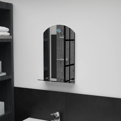 vidaXL Wall Mirror | Transparent | Toughened Glass | 30x50 cm | Minimalistic