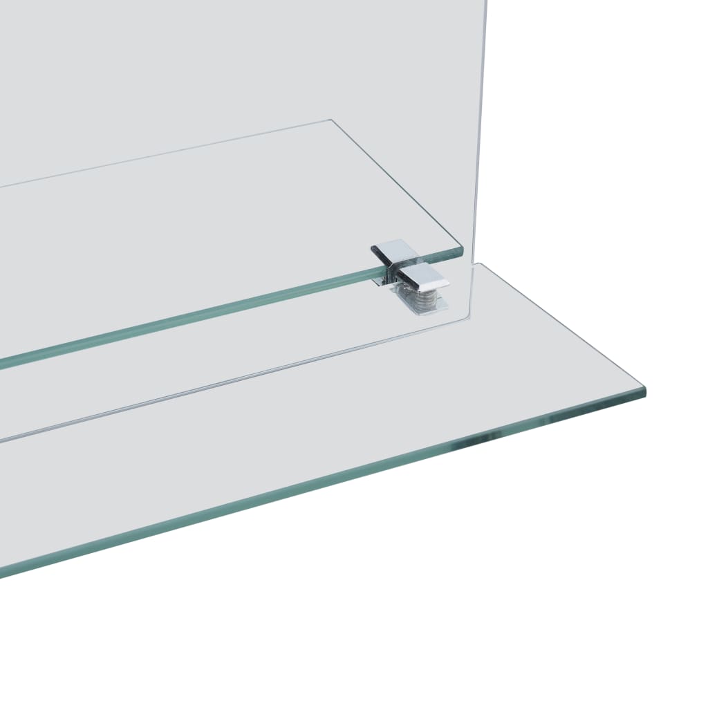 vidaXL Wall Mirror with Shelf 40x60 cm Tempered Glass