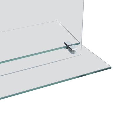 vidaXL Wall Mirror with Shelf 40x60 cm Tempered Glass