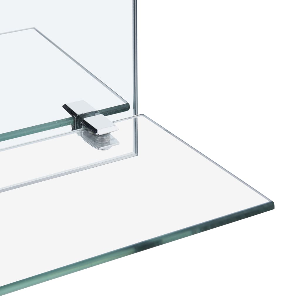 vidaXL Wall Mirror | Transparent | Tempered Glass | 30x50 cm | Wall Mirror