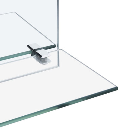 vidaXL Wall Mirror | Transparent | Tempered Glass | 30x50 cm | Wall Mirror