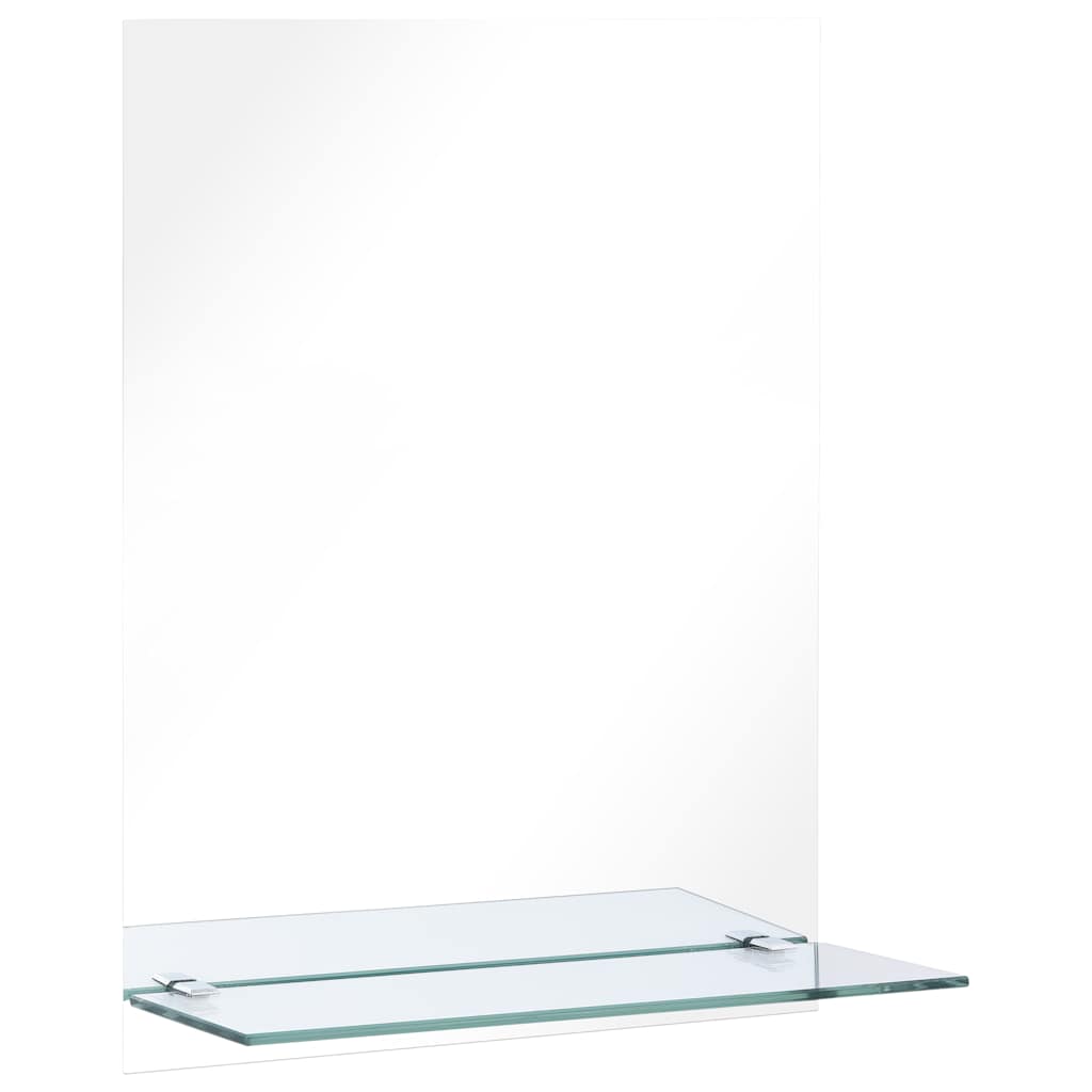 vidaXL Wall Mirror | Clear | Toughened Glass | 50 x 70 cm | Wall Mirror