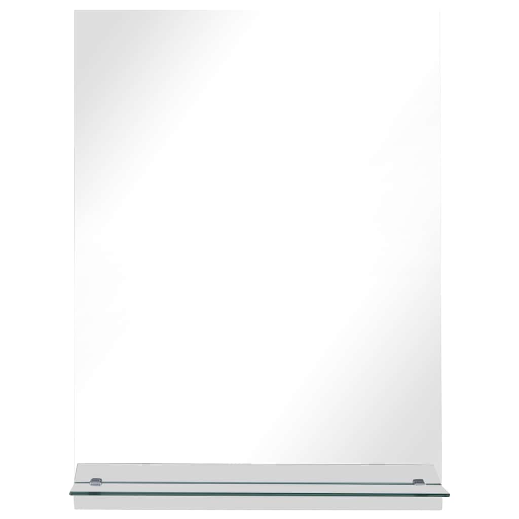 vidaXL Wall Mirror | Clear | Toughened Glass | 50 x 70 cm | Wall Mirror