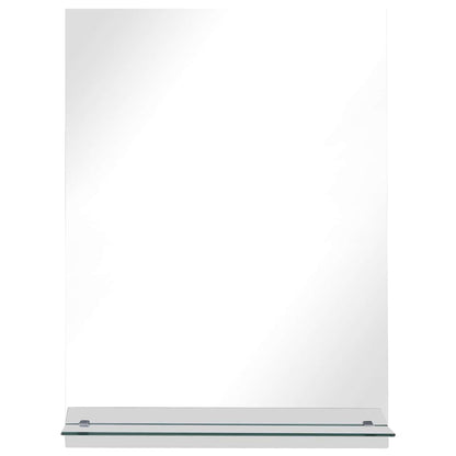 vidaXL Wall Mirror | Clear | Toughened Glass | 50 x 70 cm | Wall Mirror