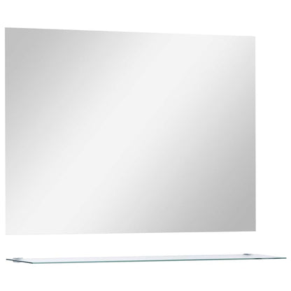 vidaXL Wall Mirror | See-Through | Tempered glass | 80x60 cm | Simple