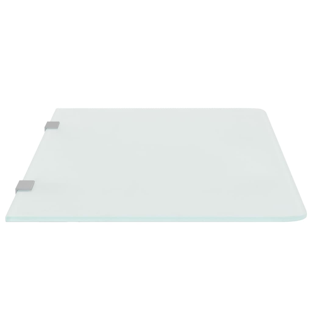 vidaXL Wall-mounted Urinal Privacy Screen 90x40 cm Tempered Glass