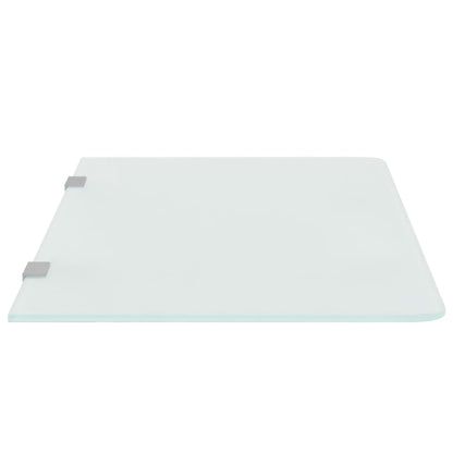 vidaXL Wall-mounted Urinal Privacy Screen 90x40 cm Tempered Glass