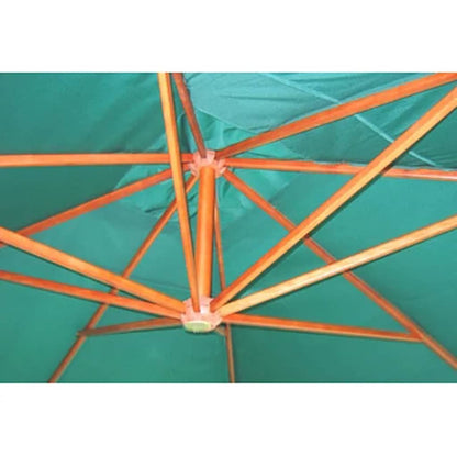 vidaXL Floating Garden Parasol | Green | Polyester | Large | Height-Adjustable