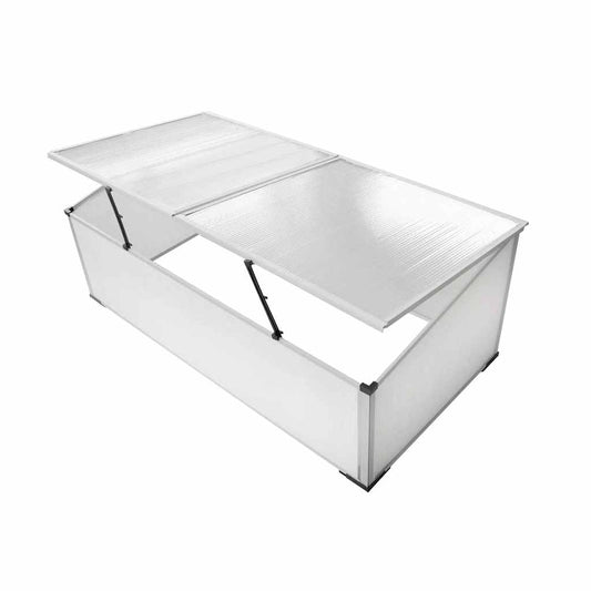 vidaXL Cold Frame 2 Lids 110x55x41 cm