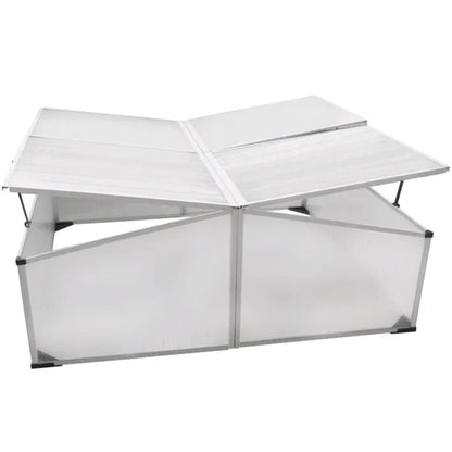 vidaXL Cold Frame 4 Lids 108x110x41 cm