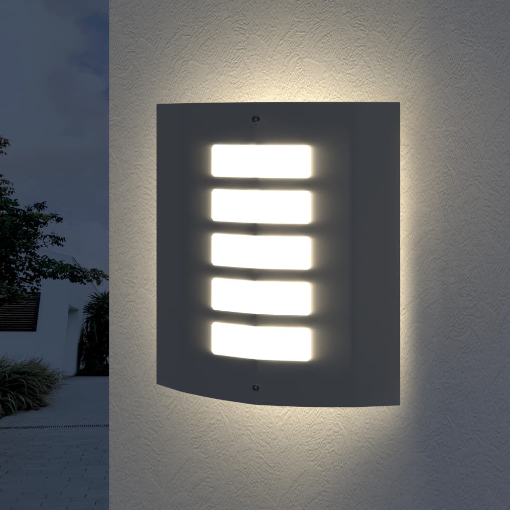 vidaXL Wall Lamp Waterproof Stainless Steel