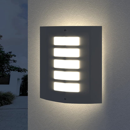 vidaXL Wall Lamp Waterproof Stainless Steel