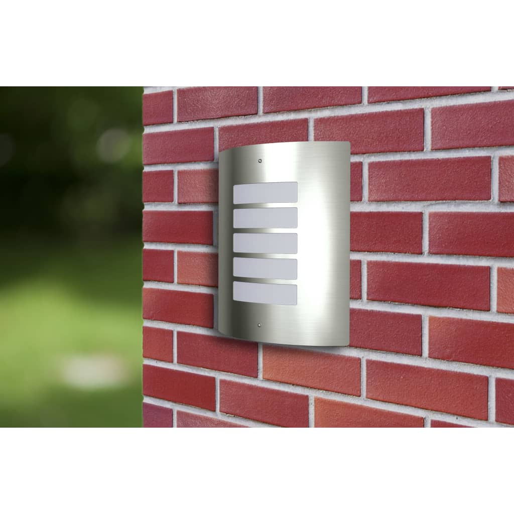 vidaXL Wall Lamp Waterproof Stainless Steel