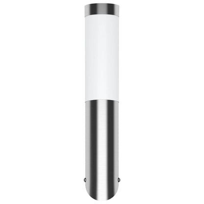 40372 vidaXL Wall Lamp Waterproof Stainless Steel 60 W