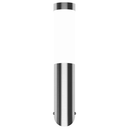 40372 vidaXL Wall Lamp Waterproof Stainless Steel 60 W