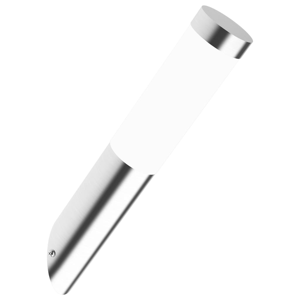 40372 vidaXL Wall Lamp Waterproof Stainless Steel 60 W