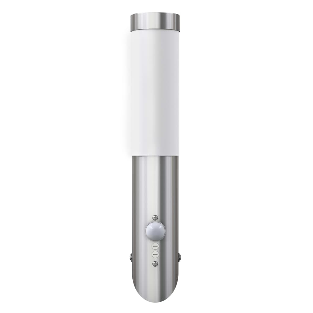 vidaXL RVS Gardenlamp Wall Lamp Waterproof with Motion Detector