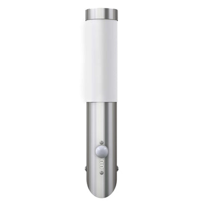 vidaXL RVS Gardenlamp Wall Lamp Waterproof with Motion Detector