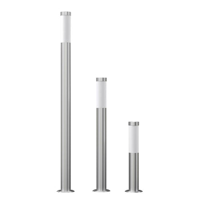 vidaXL Garden Lamp Set 3-piece Waterproof Stainless Steel