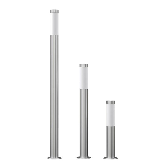 vidaXL Garden Lamp Set 3-piece Waterproof Stainless Steel