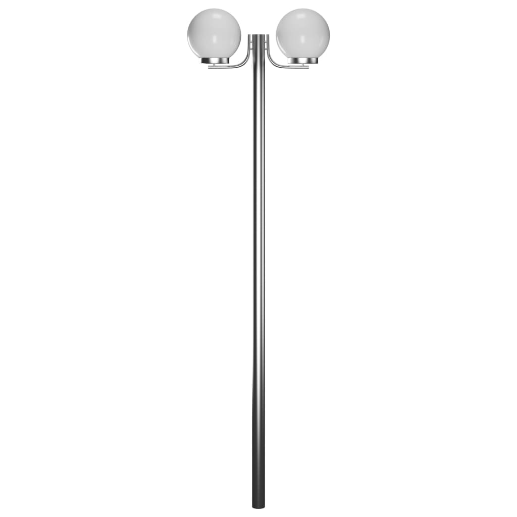 vidaXL Garden Lamp Post 2 Lamps 220 cm
