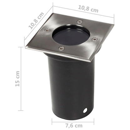vidaXL Garden Light | Set of 3 | Black and silver
