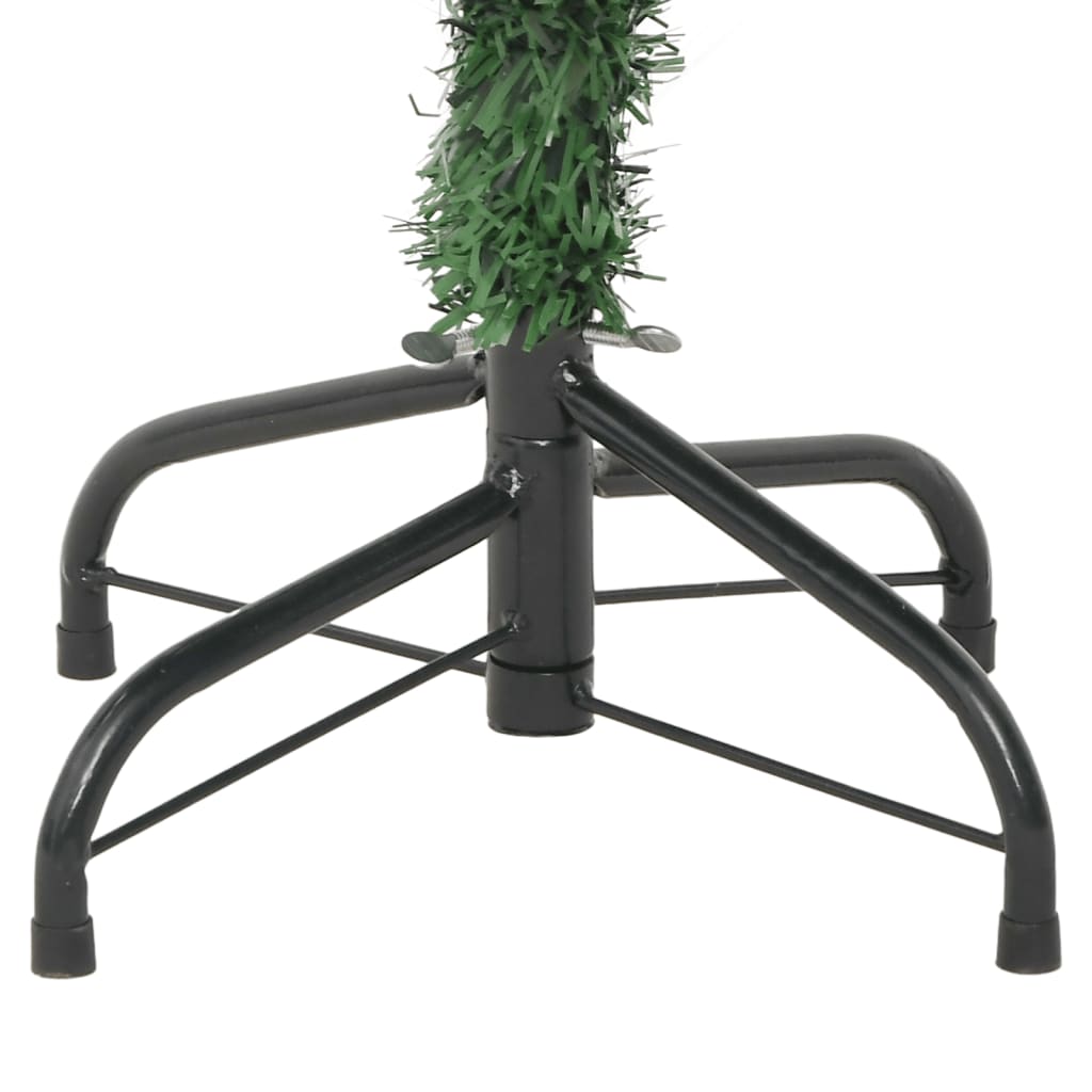 vidaXL Christmas Tree | Green | PVC and Steel | 210 cm tall