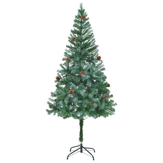 vidaXL Artificial Christmas Tree with Pinecones 180 cm