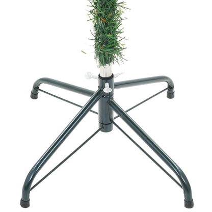 vidaXL Christmas Tree | Green with white tips | PVC | 180 cm | Collapsible