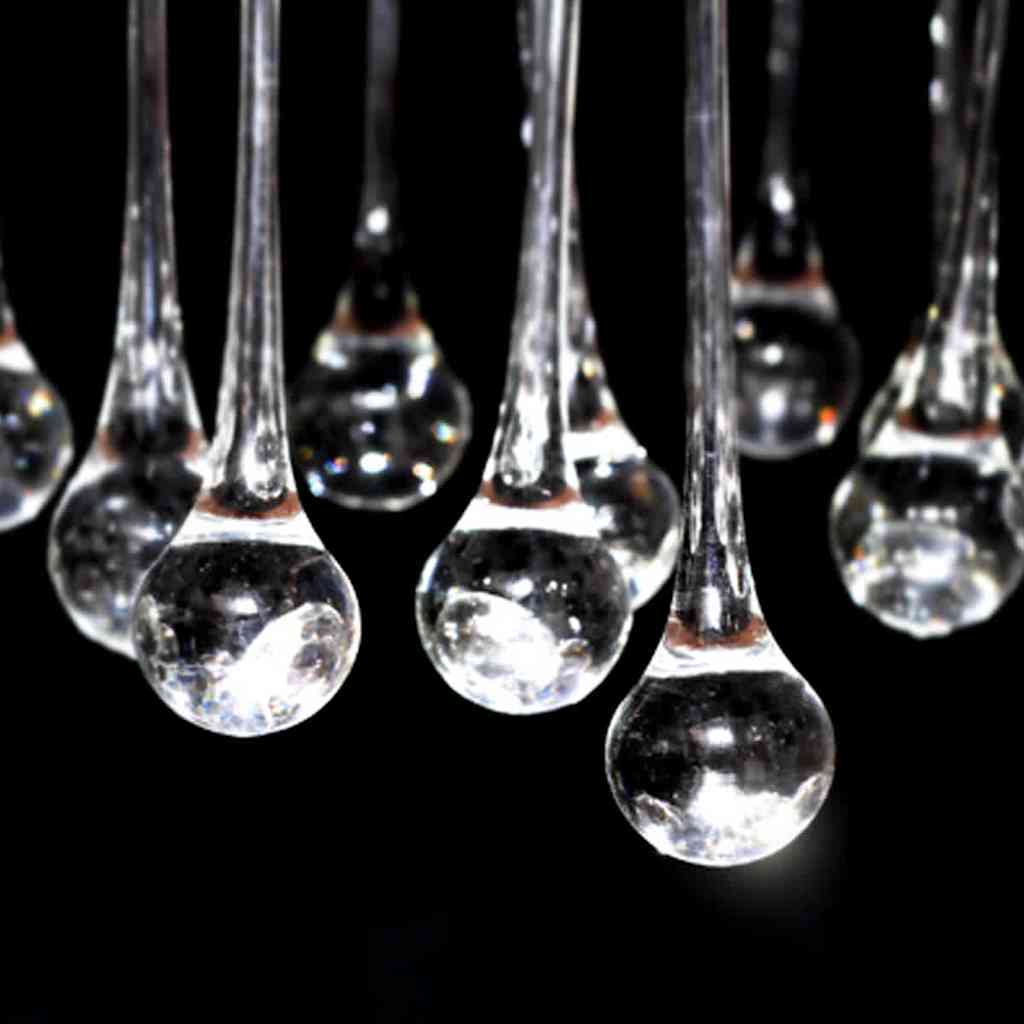 vidaXL Chandelier with 85 Crystals White