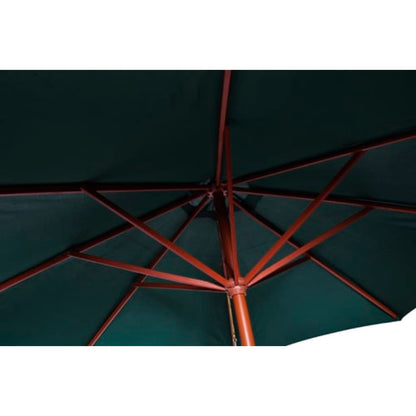vidaXL Garden Parasol Green 258 cm