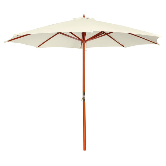 vidaXL Garden Parasol 300x258 cm Sand White