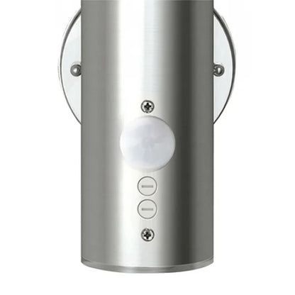 vidaXL Outdoor Wall Lamps 2 pcs with Motion Detector Stainless Steel