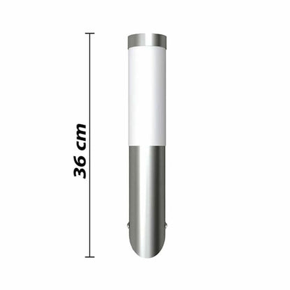 vidaXL Outdoor Wall Lights 2 pcs Stainless Steel