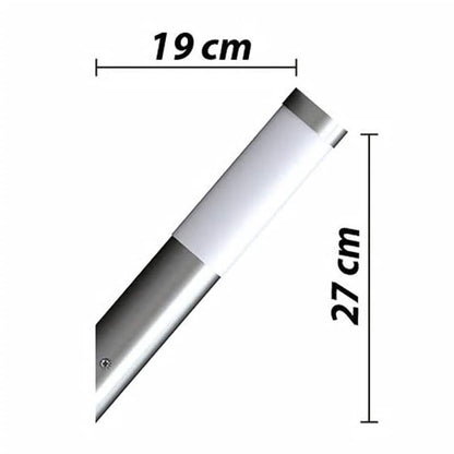 vidaXL Outdoor Wall Lights 2 pcs Stainless Steel