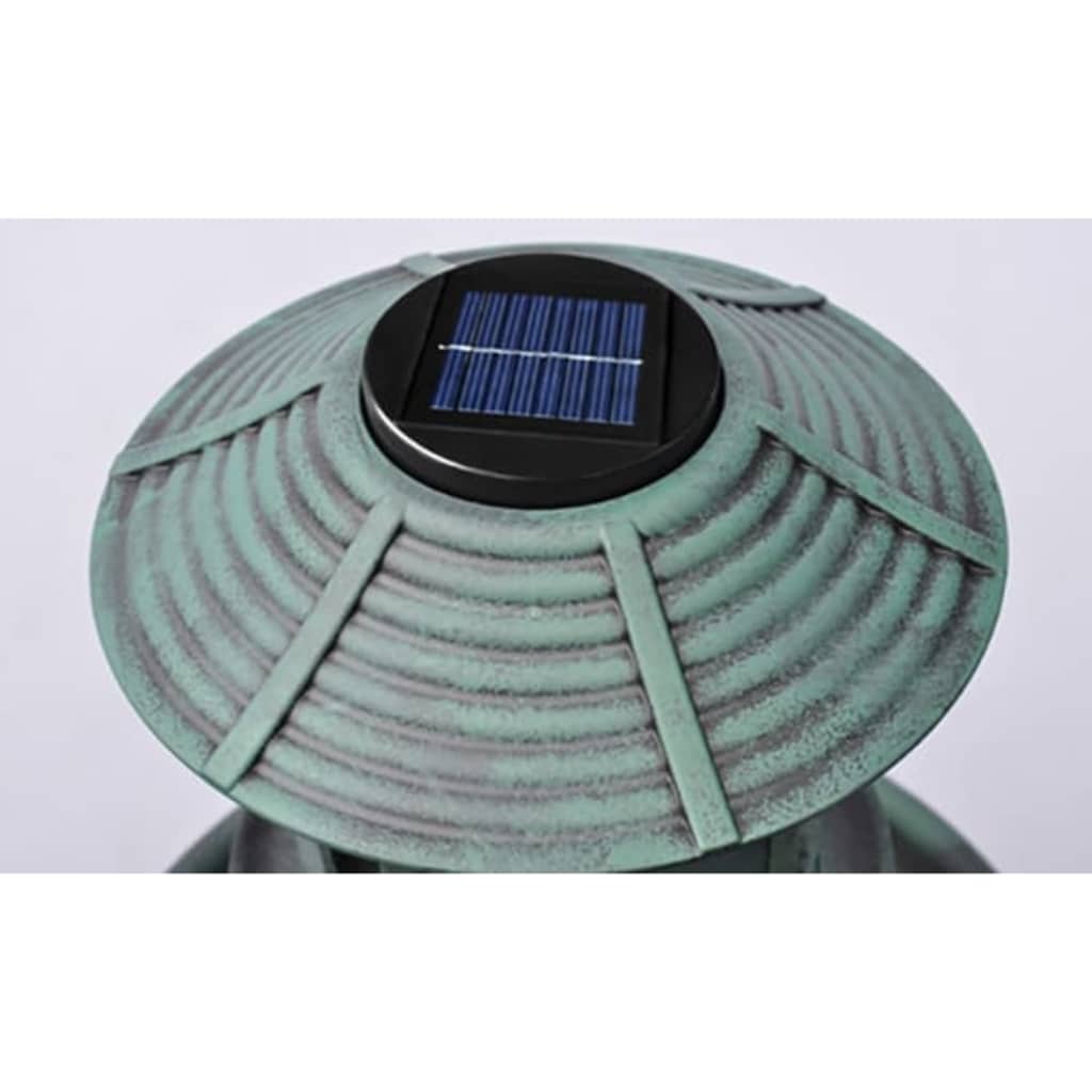 vidaXL Bird Bath/ Feeder with Solar Light
