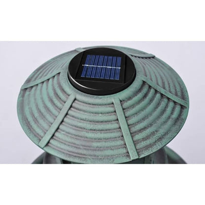 vidaXL Bird Bath/ Feeder with Solar Light