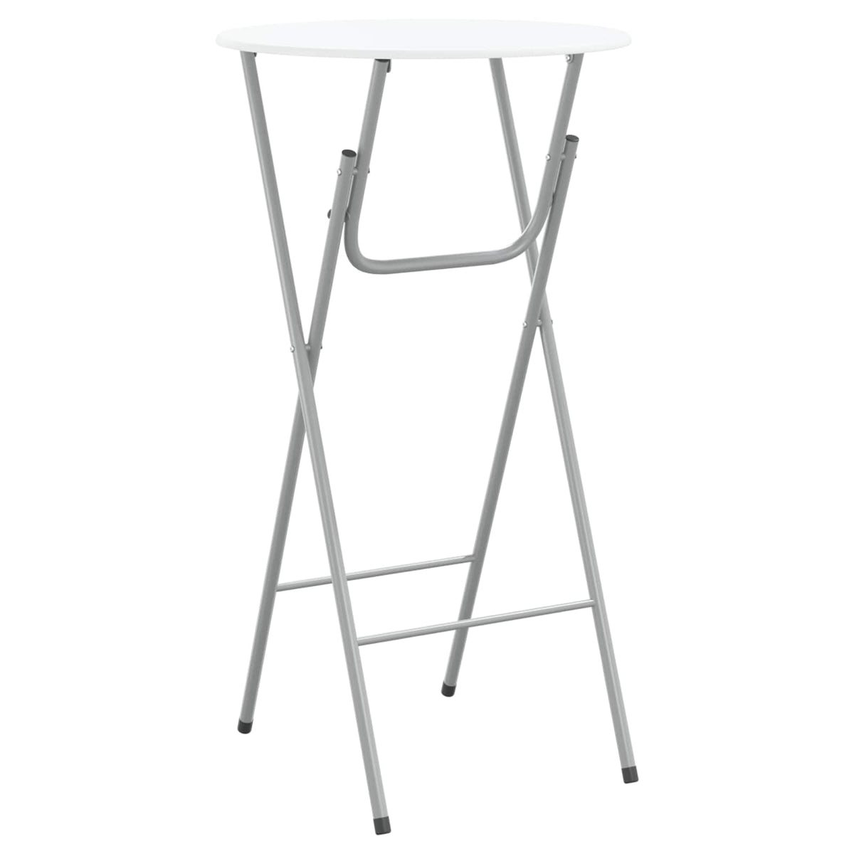 vidaXL Bar Tables 4 pcs with MDF Tabletop White