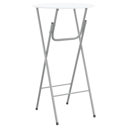 vidaXL Bar Tables 4 pcs with MDF Tabletop White